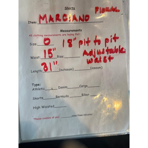 Y2K Guess by Marciano Botanica Shorts Romper Women’s Size 0 - Picture 9 of 9